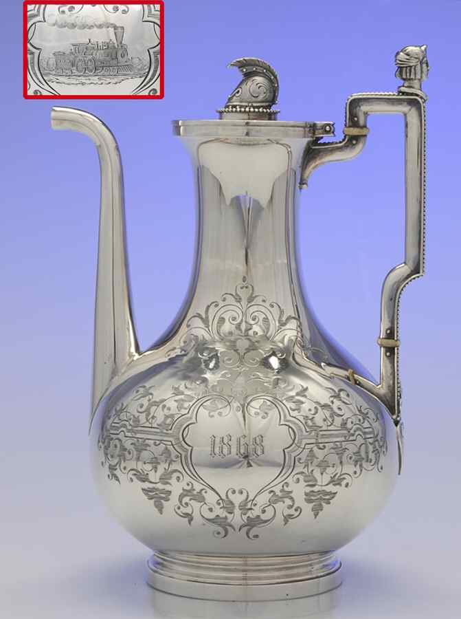 BBK9 (Sterling, Hollowware) Teapot by Ball Black & Co-1