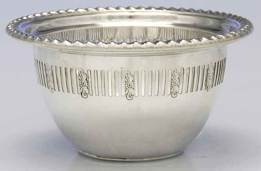 38-53 (Sterling, Hollowware) Mayonnaise No Cobalt Liner by Birks Silver-1
