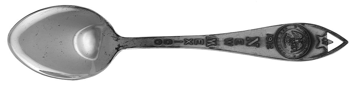 States & Cities Souvenir Spoons (Sterling) New Mexico Demitasse Spoon by Bell Trading Post-1