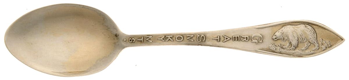 States & Cities Souvenir Spoons (Sterling) Tennessee Demitasse Spoon by Bell Trading Post-1