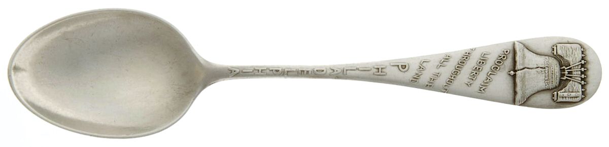 States & Cities Souvenir Spoons (Sterling) Pennsylvania Demitasse Spoon by Bell Trading Post-1