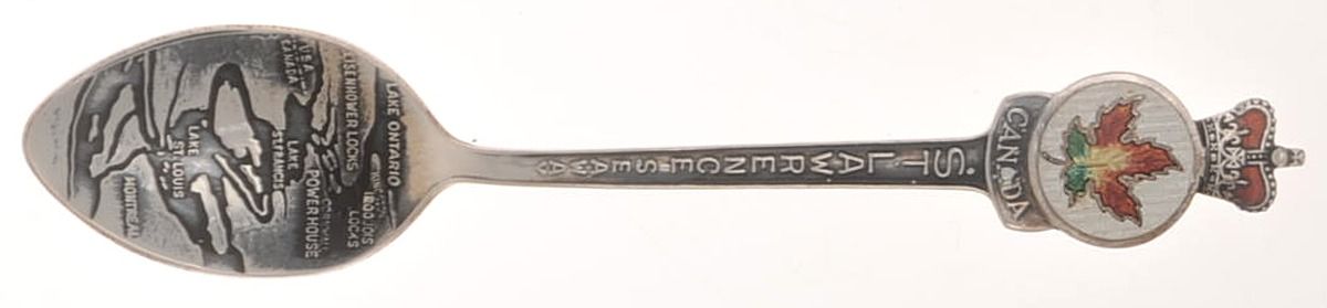 Canada Souvenir Spoons (Sterling) Canada Demitasse Spoon by Breadner Co. Ltd-1
