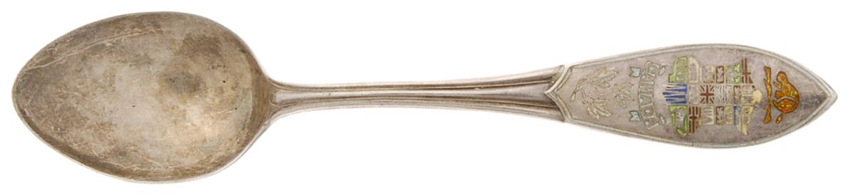 Canada Souvenir Spoons (Sterling) Canada Demitasse Spoon by Breadner Co. Ltd-1