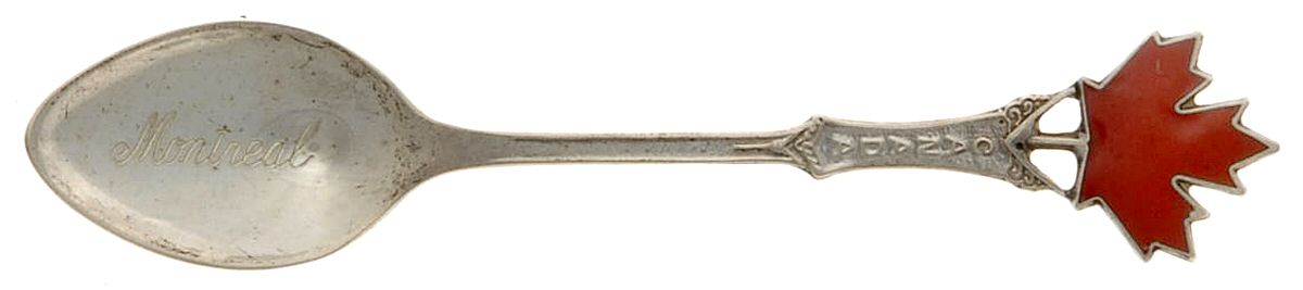 Canada Souvenir Spoons (Sterling) Canada Demitasse Spoon by Breadner Co. Ltd-1