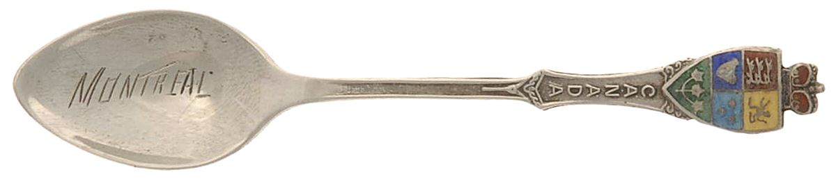 Canada Souvenir Spoons (Sterling) Canada Demitasse Spoon by Breadner Co. Ltd-1