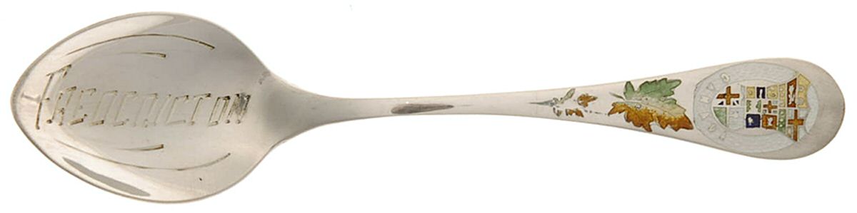 Canada Souvenir Spoons (Sterling) Canada Demitasse Spoon by Breadner Co. Ltd-1