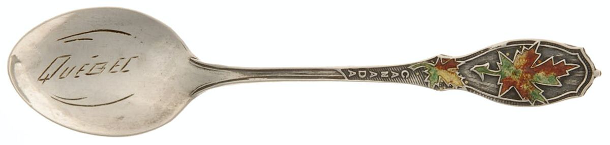 Canada Souvenir Spoons (Sterling) Canada Demitasse Spoon by Breadner Co. Ltd-1
