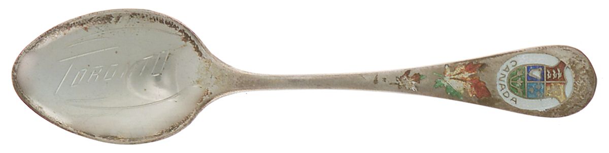 Canada Souvenir Spoons (Sterling) Canada Demitasse Spoon by Breadner Co. Ltd-1