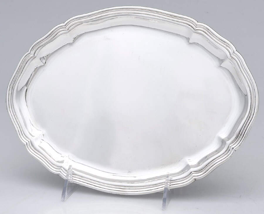 BCC6 (Sterling, Hollowware) 9" Oval Serving Platter by Buccellati-1