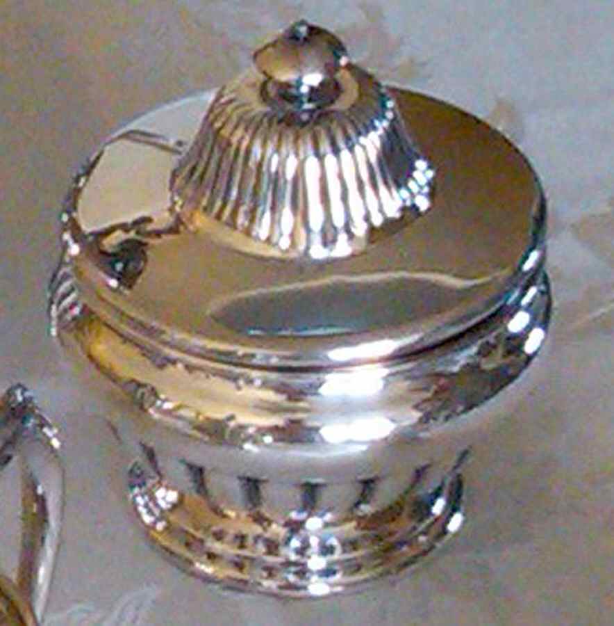5996 (Silverplate, Hollowware) Sugar Bowl & Lid by Bernard Rice's Sons-1