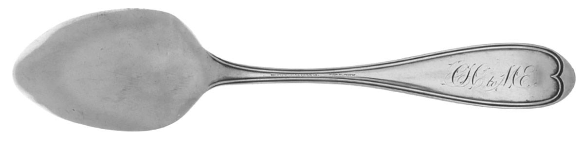 Coin Silver Flatware Tablespoon (Serving Spoon) by Bigelow Bros. & Kennard-2