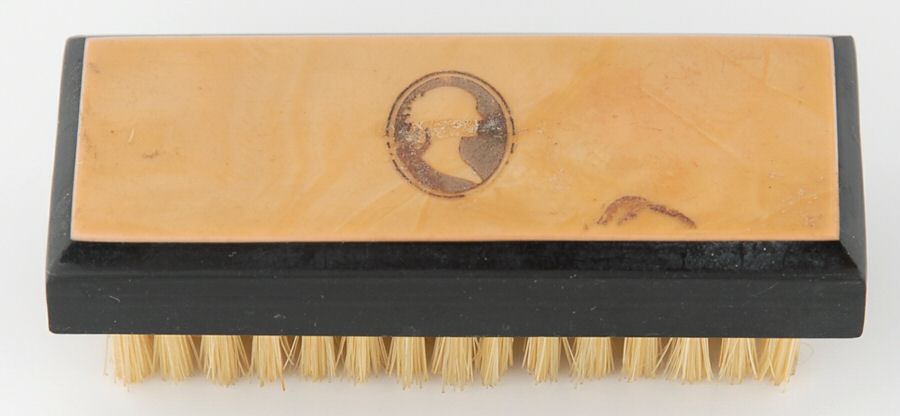 Stainless Hollowware Nail Brush by Bakelite-1