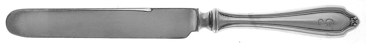 BIR25 (Sterling) Old French Hollow Knife with Bolster by Birks Silver-1