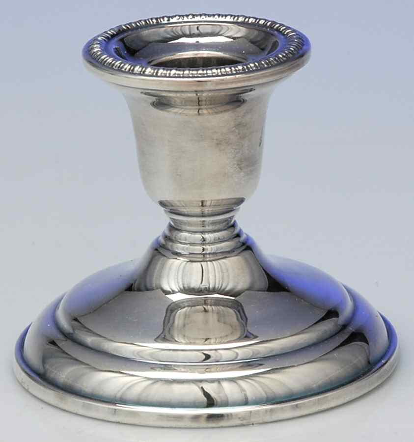 1501 (Silverplate, Hollowware) 3" Console Candleholder by Birks Silver-1