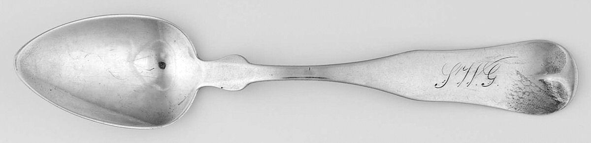 Coin Silver Flatware Teaspoon by Bailey & Brother-1
