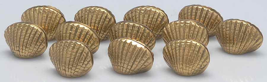 Brass Hollowware (Set of 12) Place Card Holder by Bombay Company-1