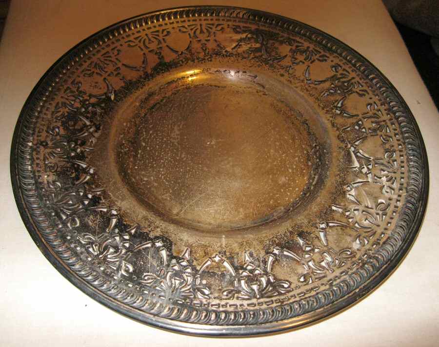 666 (Silverplate, Hollowware) Silverplate Sandwich Plate by Benedict-1