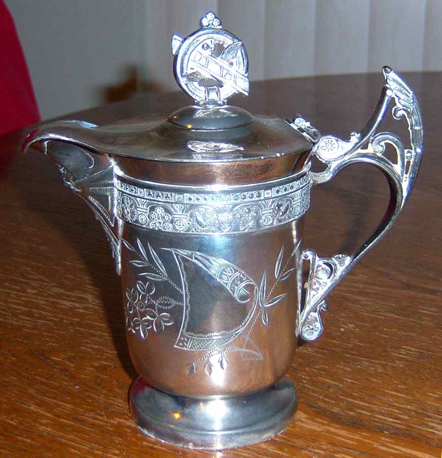 1847 (Silverplate, Hollowware) Silverplate Coffee Pot by Barbour Silver (USA)-1