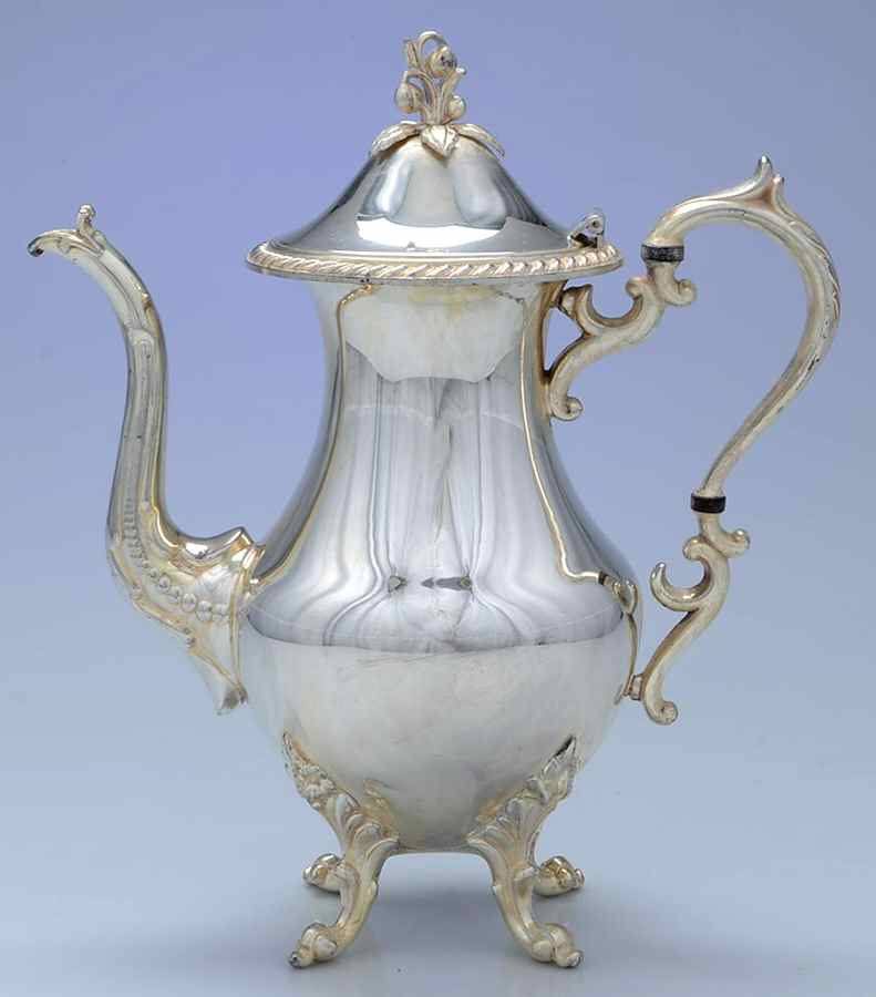 Bim20 (Silverplate, Hollowware) Silverplate Coffee Pot by Birmingham Silver Co-1