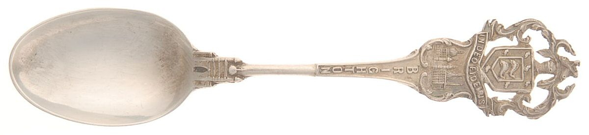 English Sterling Souvenir Spoons England Demitasse Spoon by Barker Bros Ltd. Flatware-1