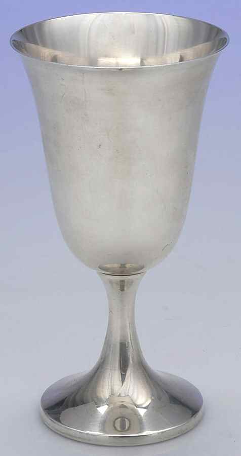 418 (Sterling, Hollowware) Water Goblet by J C Boardman & Co-1