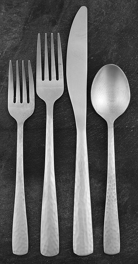 Martilla (Stainless) 4 Piece Place Setting by Bobby Flay-1