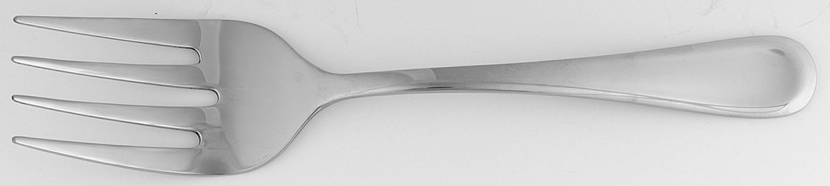 Classica (Stainless) Medium Solid Cold Meat Serving Fork by Bobby Flay-1