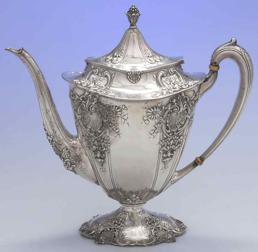 5242 (Sterling, Hollowware) Coffee Pot by Black Starr & Frost-1