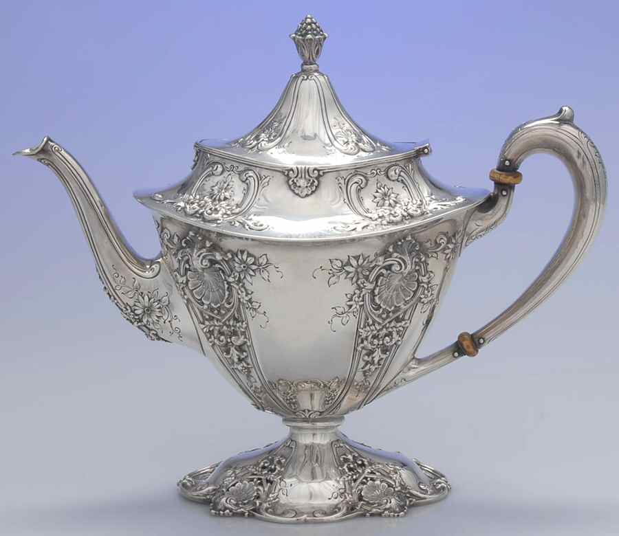 5242 (Sterling, Hollowware) Teapot by Black Starr & Frost-1