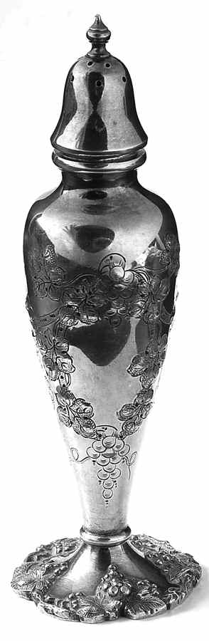 Vintage-Chased (Silverplate, Hollowware) Salt Shaker by International Silver-1
