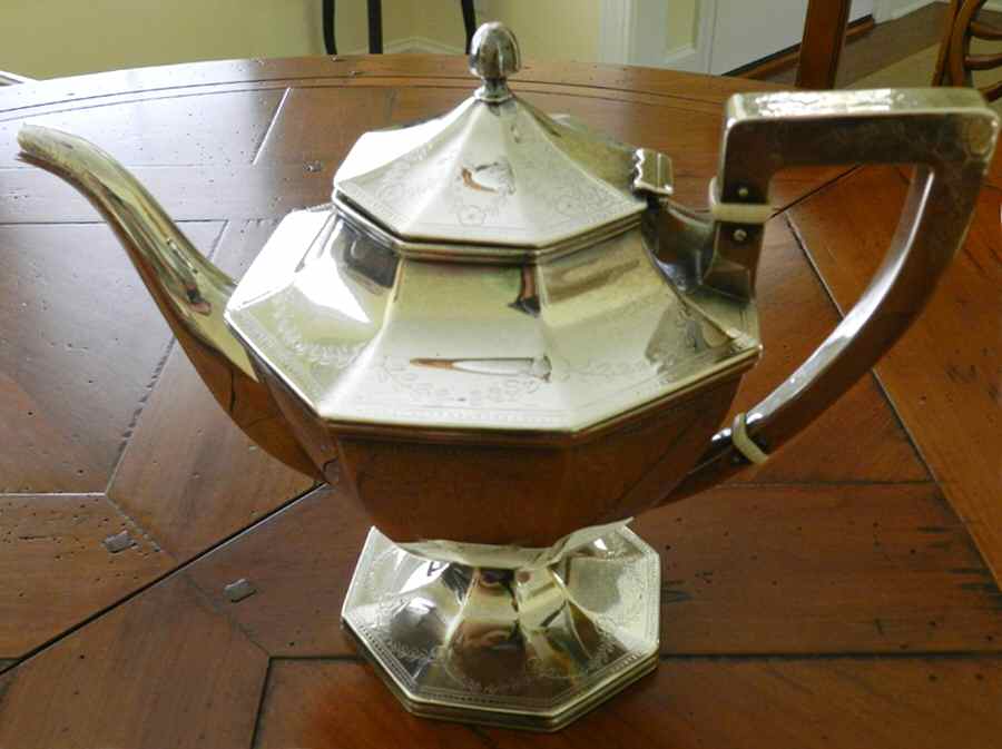 1282 (Sterling, Hollowware) Coffee Pot by Bixby-1