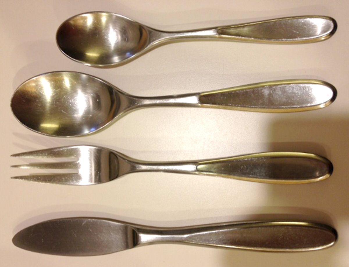 BXF4 (Stainless) Teaspoon by Bloomingdale'S Flatware-1