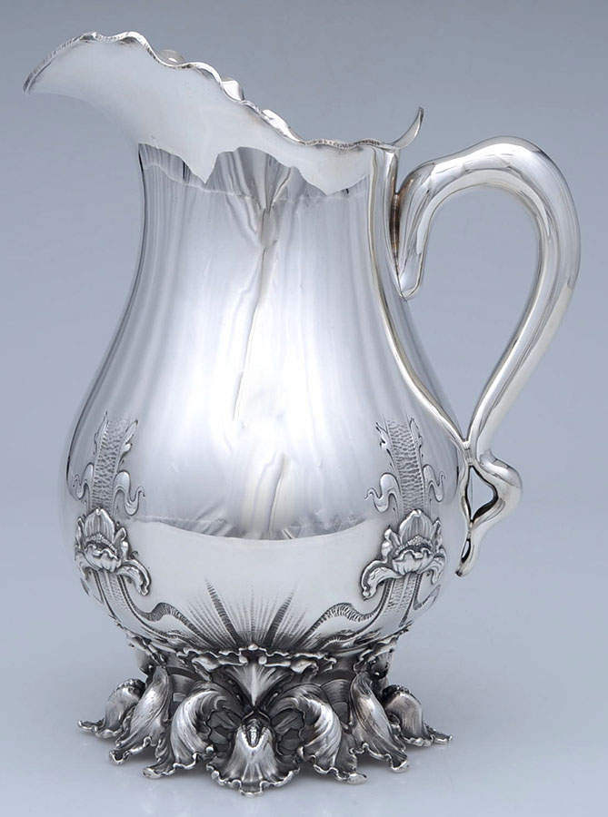 1554A (Sterling, Hollowware) 88 Oz Water Pitcher by Bailey, Banks & Biddle-2