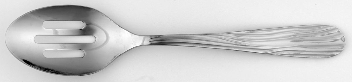 Alberi (Stainless) Pierced Tablespoon (Serving Spoon) by Bobby Flay-1