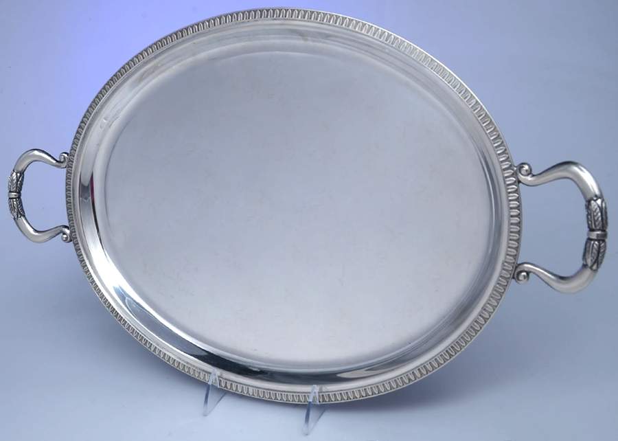 Sterling Hollowware 16" Waiter Tray by Antonio Braganti-1