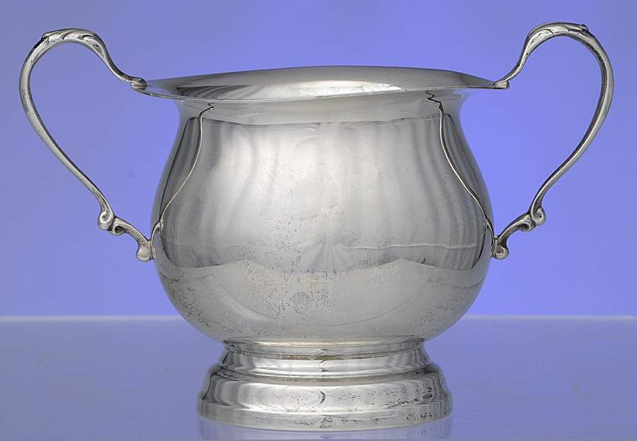 314 (Sterling, Hollowware) Mini Open Sugar Bowl by J C Boardman & Co-1