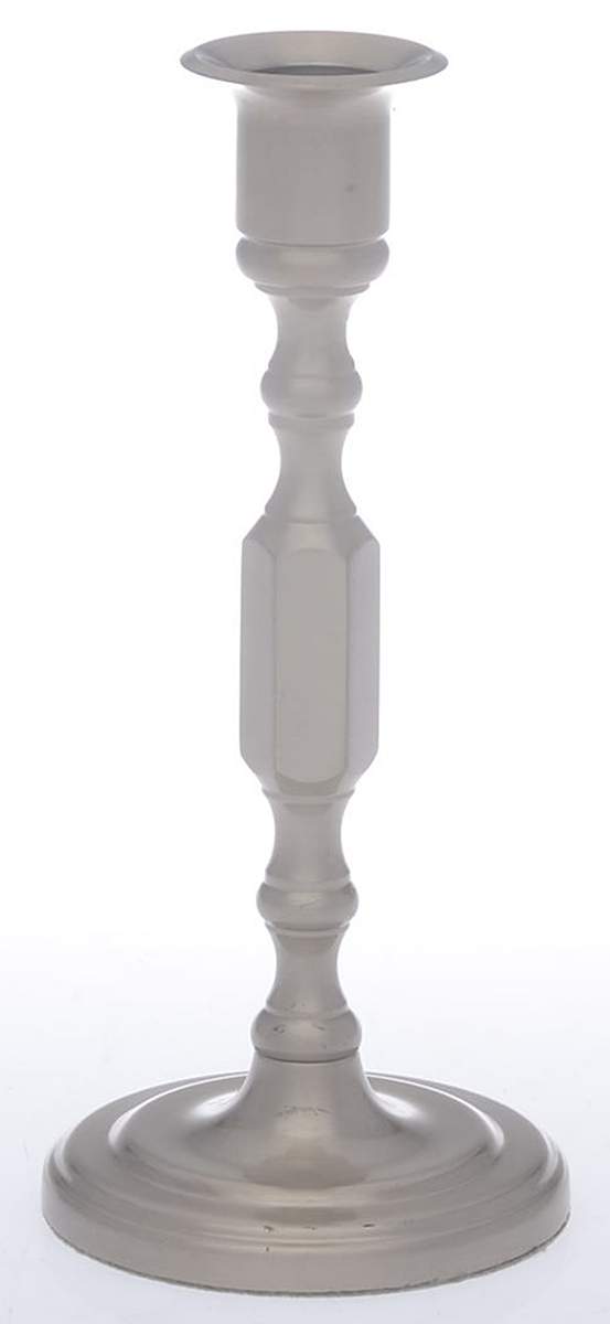 Platinum Mist "Finish" (Nickel, Hollowware) 7" Candlestick by Baldwin Brass-1