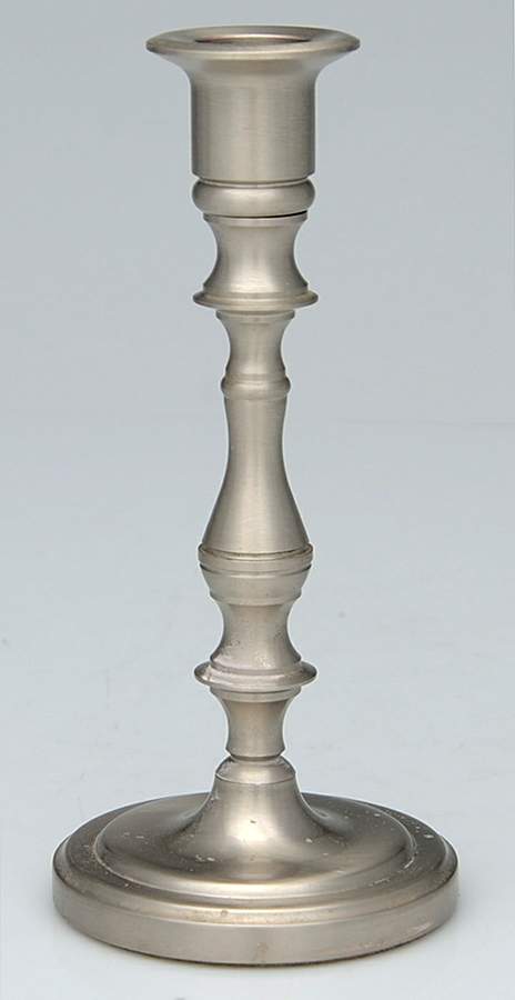 Platinum Mist "Finish" (Nickel, Hollowware) 7" Candlestick by Baldwin Brass-1