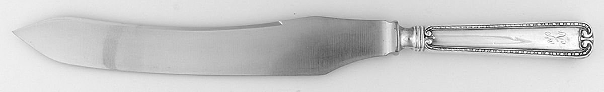 BIR16 (Sterling) Large Stainless Blade Roast Carving Knife by Birks Silver-1