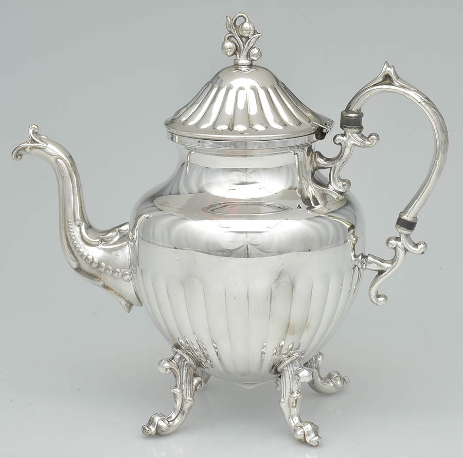 BIM24 (Silverplate, Hollowware) Teapot by Birmingham Silver Co-1