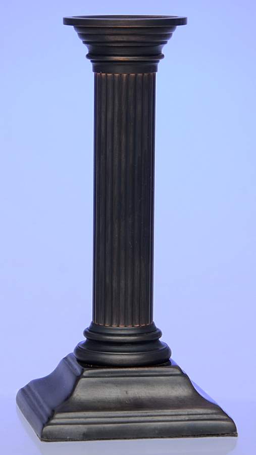 Venetian Bronze (Other, Hollowware) 6" Smithsonian Candlestick by Baldwin Brass-1