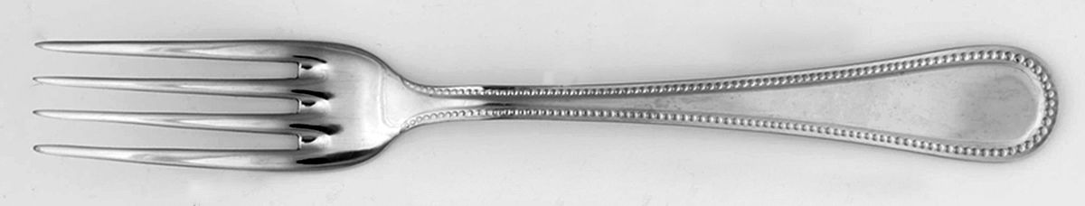 Bead (Stainless) Dessert Fork by George Butler-1
