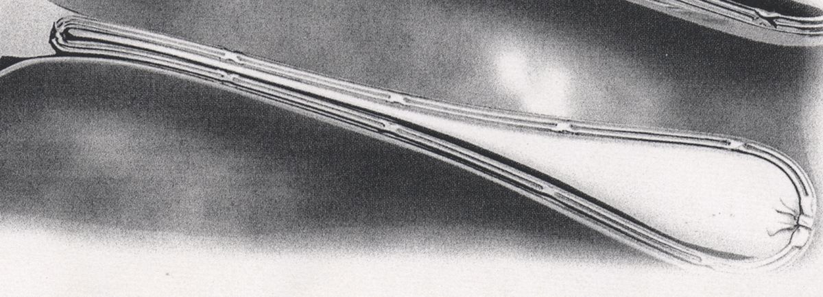 Reed & Ribbon (Silverplate) Fork by George Butler-1