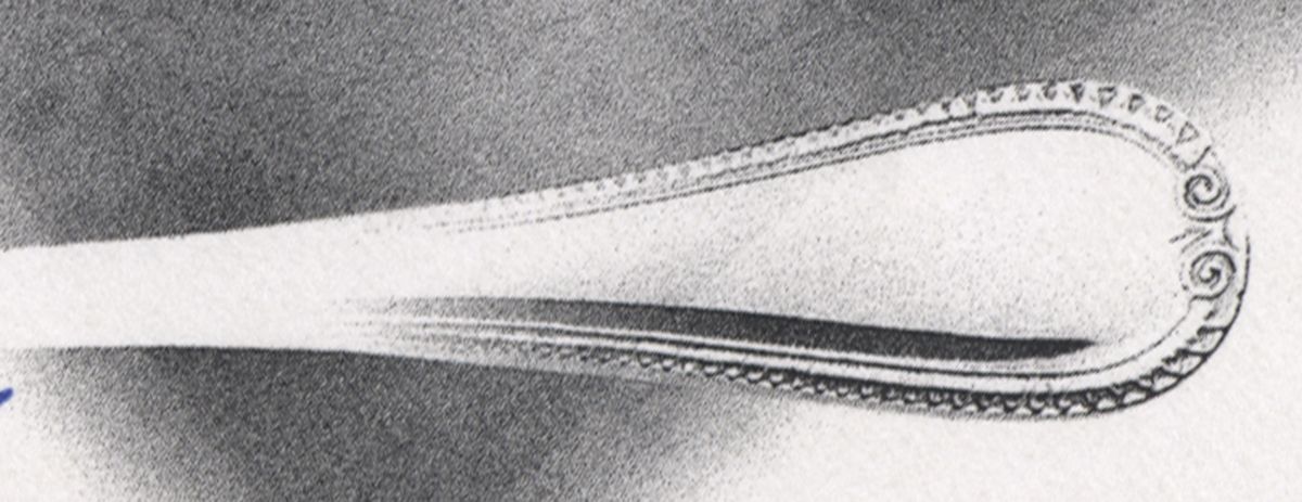 French Leaf (Silverplate) Fork by George Butler-1
