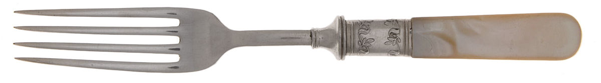 Pearl Handle (Sterling Bolster) Pearl Handle Fork by Benjamin Allen & Co-1