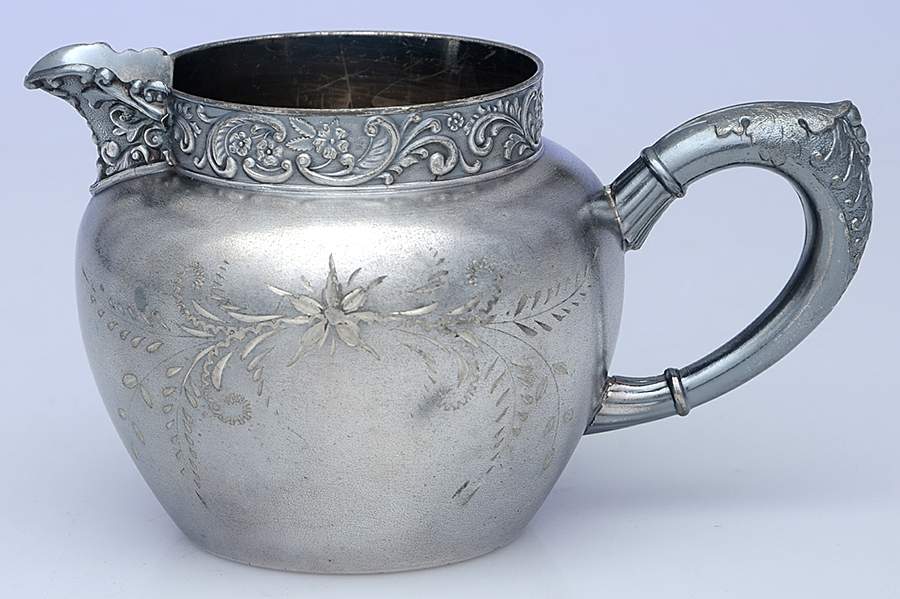 Silverplate Hollowware Creamer by Biggins-Rodgers Co-1