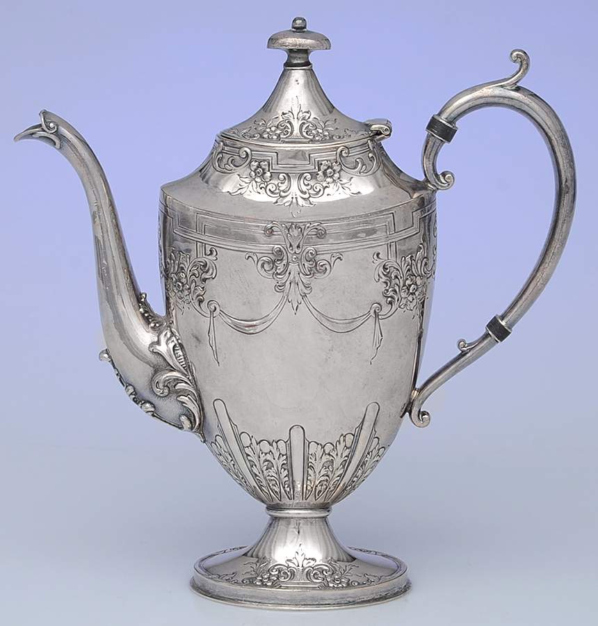 9700 (Silverplate, Hollowware) Mini Coffee Pot by Barbour Silver (USA)-1
