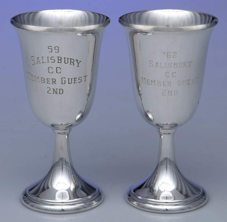 306 (Silverplate, Hollowware) Water Goblet (Set of 2) by L G Balfour-1
