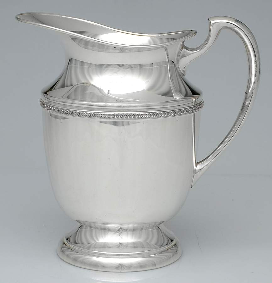 Silverplate Hollowware Silverplate Water Pitcher by Benedict-1