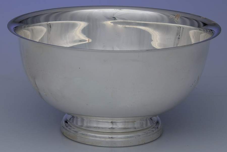 Paul Revere Bowls (Silverplate, Hollowware) 10" Paul Revere Bowl by Baldwin Silverplate-1